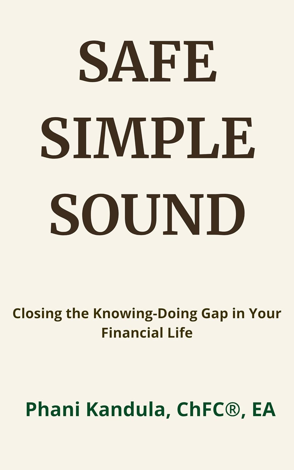 SAFE SIMPLE SOUND Cover